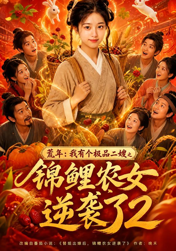 荒年：我有个极品二嫂之锦鲤农女逆袭了2(全集)